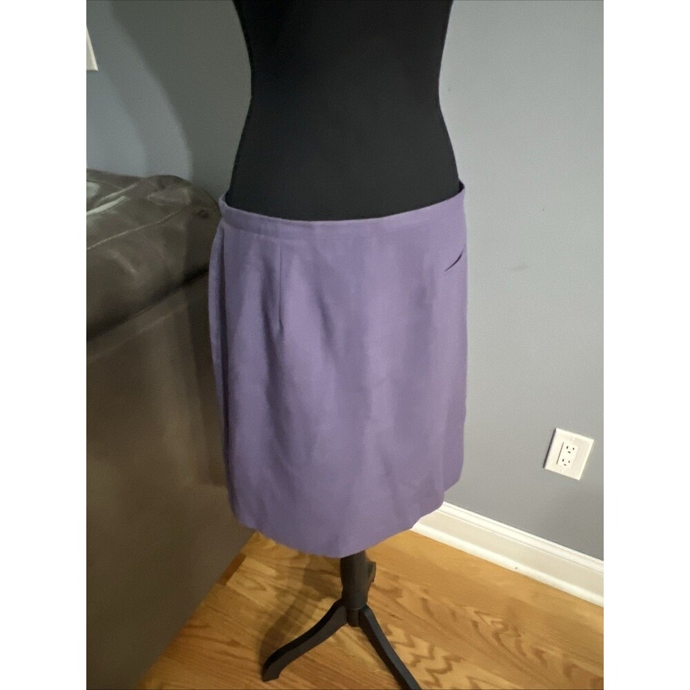 Isaac Hazan ︱Vintage Purple Skirt︱Size 16︱Vintage